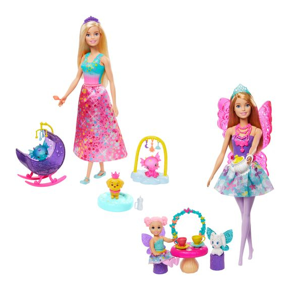 Barbie Dreamtopia set herní pohádkový Panenka s doplňky více druhů                    