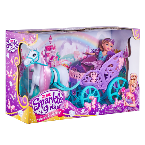 Sparkle Girlz - Princezna s koněm a kočárem                    
