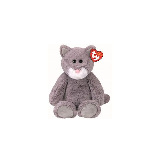 SPARKYS - TY Beanie Boos plyšová kočička sedící šedá 33cm                    