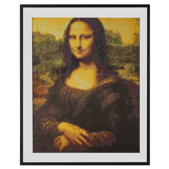 Malování pomocí kamínků Diamond - Mona Lisa 40x50cm                    