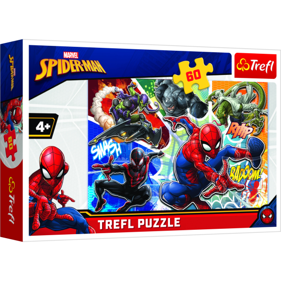 Trefl - Puzzle Disney Marvel Spiderman 60 dílků                    