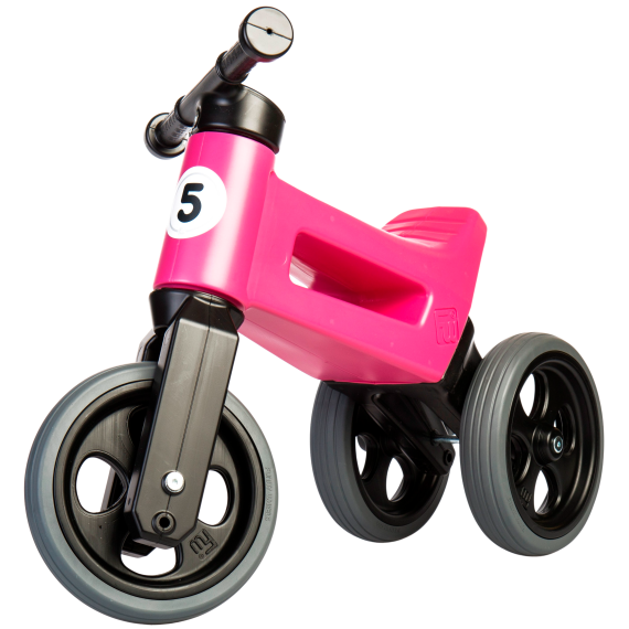 TEDDIES - Odrážedlo FUNNY WHEELS Rider Sport růžové 2v1 růžové                    