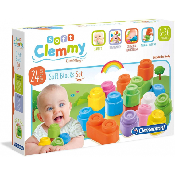 Clementoni - Clemmy 24 kostek                    