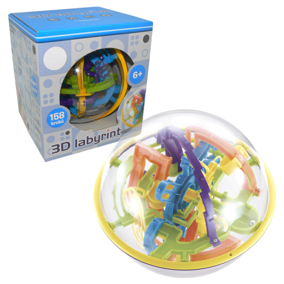 3D Magický labyrint 158 kroků                    