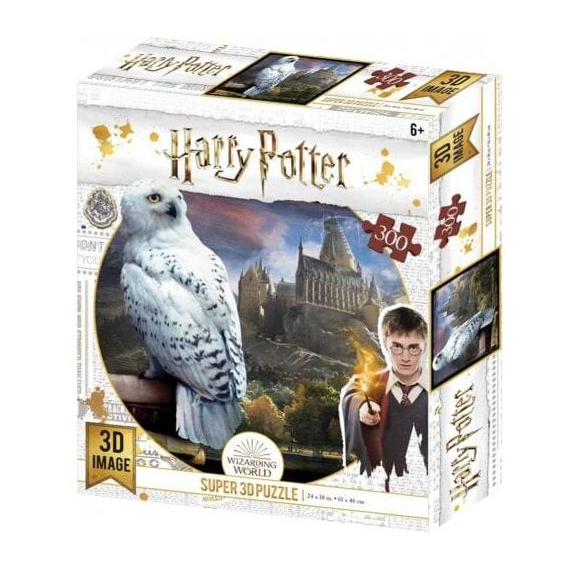 PRIME 3D PUZZLE - Harry Potter - Hedvika 300 ks                    