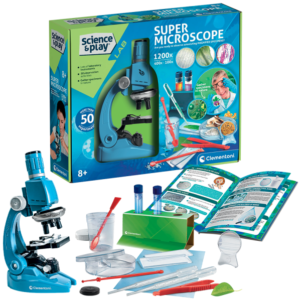 Science & Play - Super Mikroskop 1200x, 50 experimentů