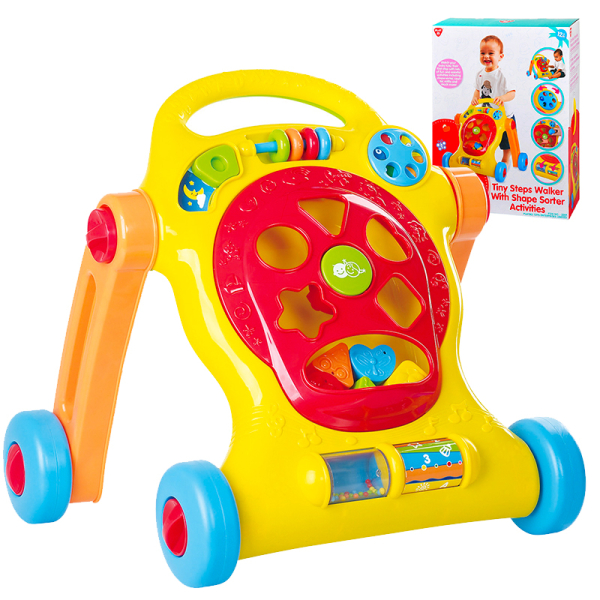 PLAYGO - Chůdítko pro první krůčky, s otvory pro poznávání tvarů