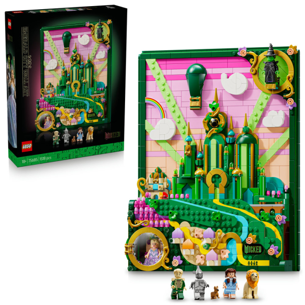 LEGO® Wicked 75685 Nástěnné umění: Emerald City