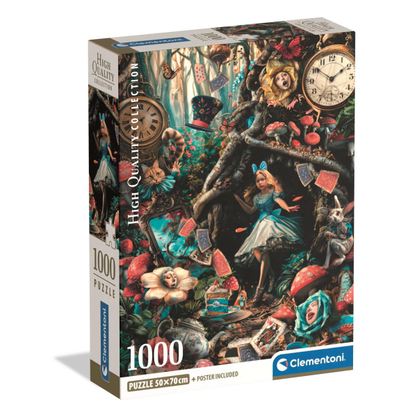 Clementoni Puzzle Další den ve Wonderlandu 1000 dílků