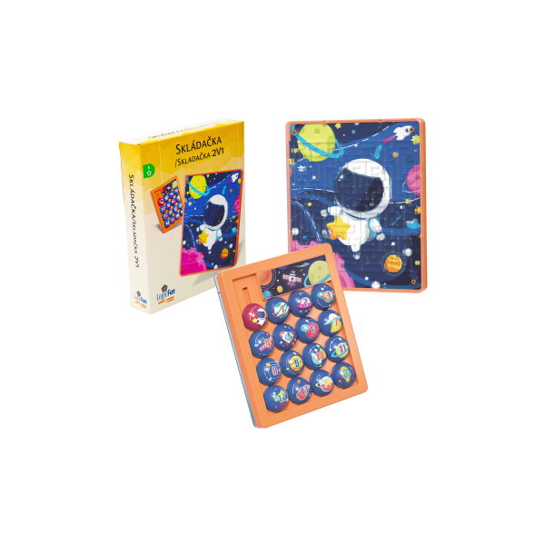 Hlavolam Huarong Road 4. - modrý