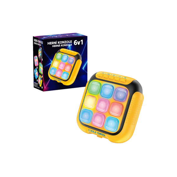 STUDO GAMES - Herní konzole 6v1 - elektronická