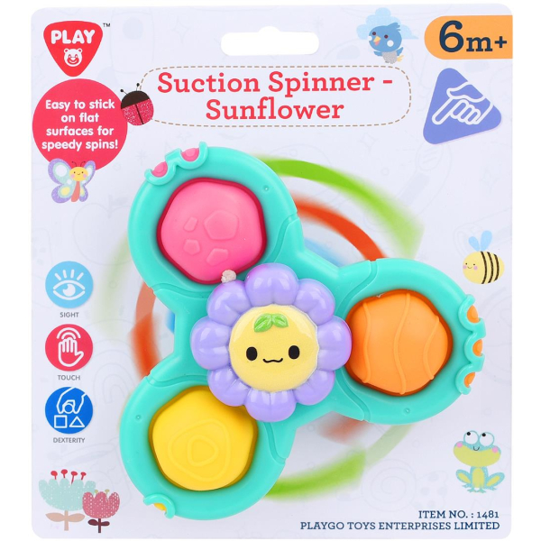 PLAYGO - Přísavný spinner – Slunečnice