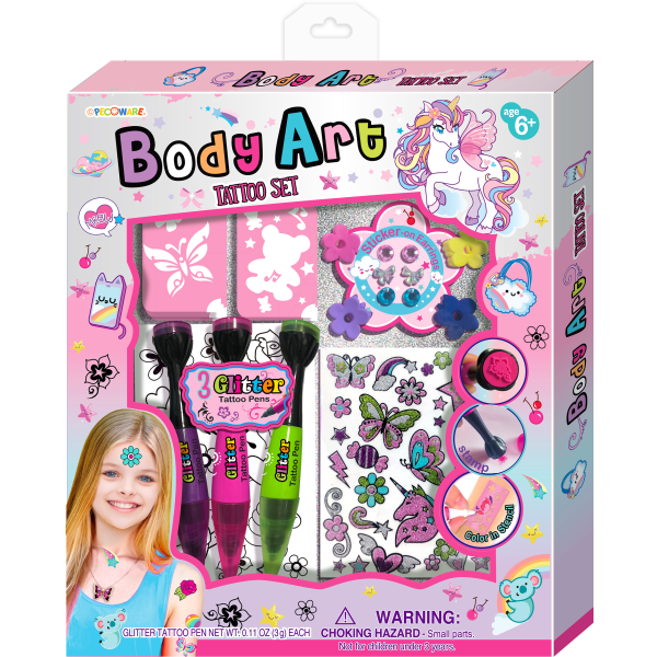 Kreativní set pro body art a tetování