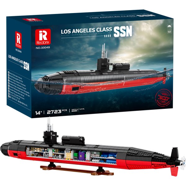 Stavebnice Ponorky Los Angeles Class SSN - 2723 Dílků