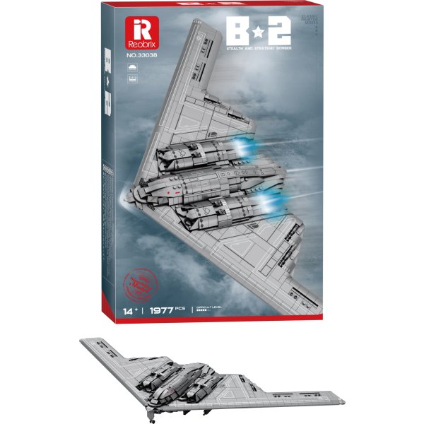 Stavebnice Bombardéru B-2 - 1977 Dílků