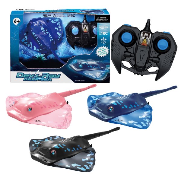 R/C Rejnok Manta s realistickým pohybem - voděodolná, 2.4 GHz