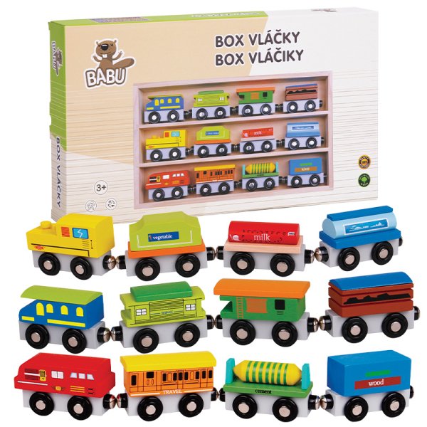 BABU - Box - vláčky