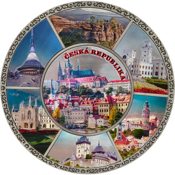 Dekorační talíř Česká republika