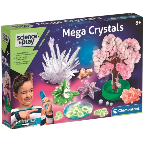 CLEMENTONI Science&Play Laboratoř: Mega svítící krystaly