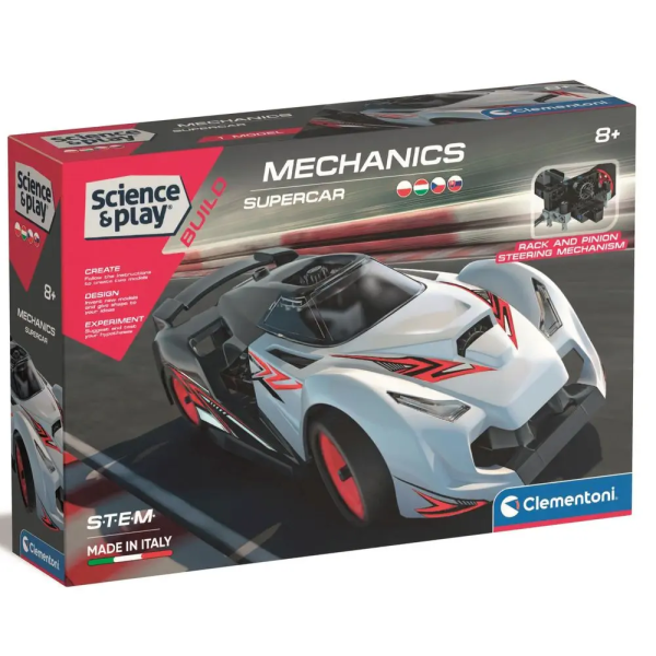 Clementoni Mechanická laboratoř Závodní auto Supercar