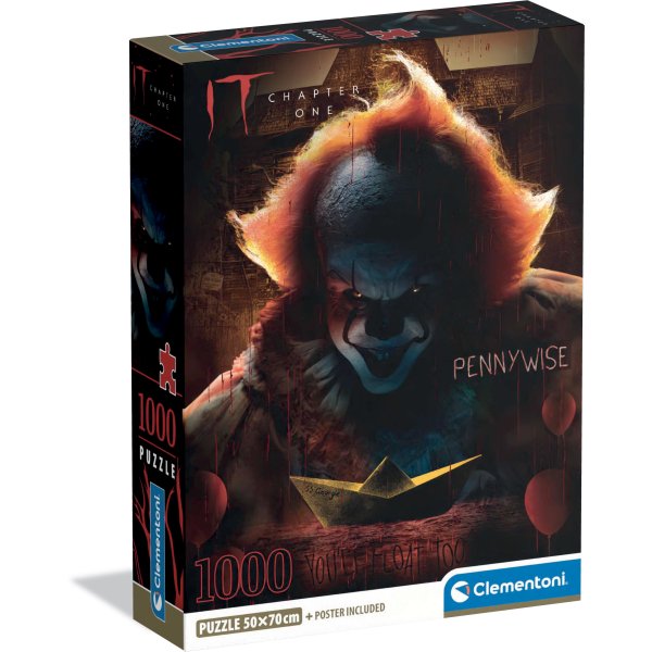 Clementoni puzzle Horror Collection 1000 dílků