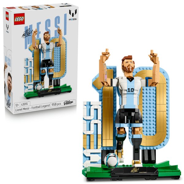 LEGO® Editions 43015 Lionel Messi – Fotbalová legenda