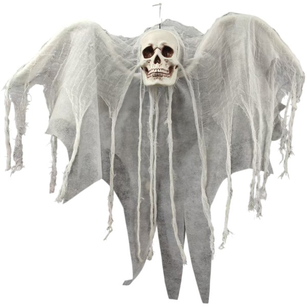 PARTY doplňky - bílá smrtka  (81cm)