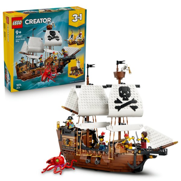 LEGO® Creator 3v1 31387 Kultovní pirátská loď