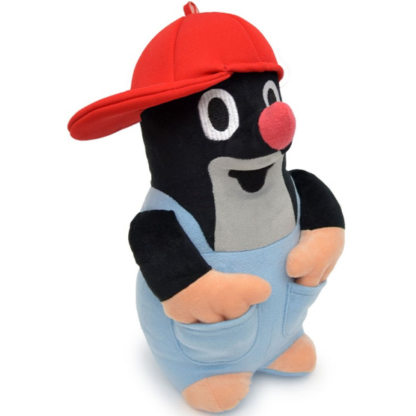 Krtek kalhotky a kšiltovka červená 26 cm