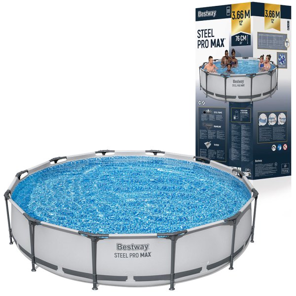 II. Jakost - BESTWAY 56416 - Bazén Steel Pro MAX ™ 366x76cm