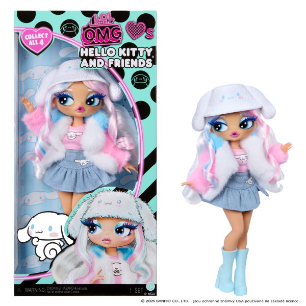 L.O.L. Surprise! OMG Velká ségra jako Hello Kitty - Cinnamoroll