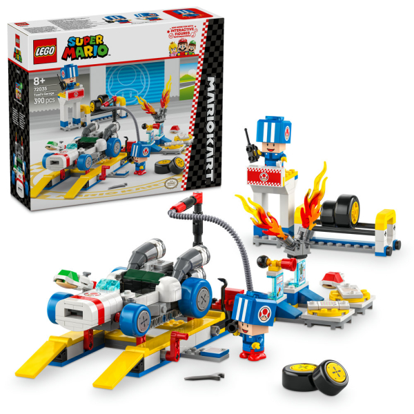 Levně LEGO® Super Mario™ 72035 Mario Kart™ – Toad a jeho garáž