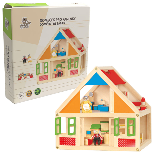 BABU - Domeček na hraní + 2 figurky