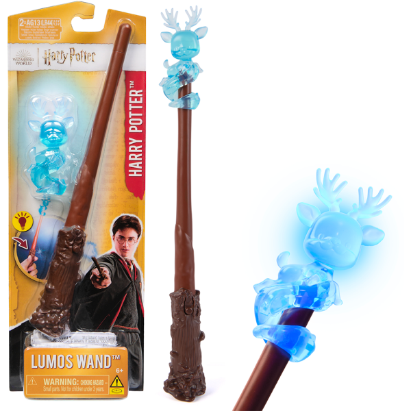 Harry Potter kouzelnická hůlka se svítícím Patronem