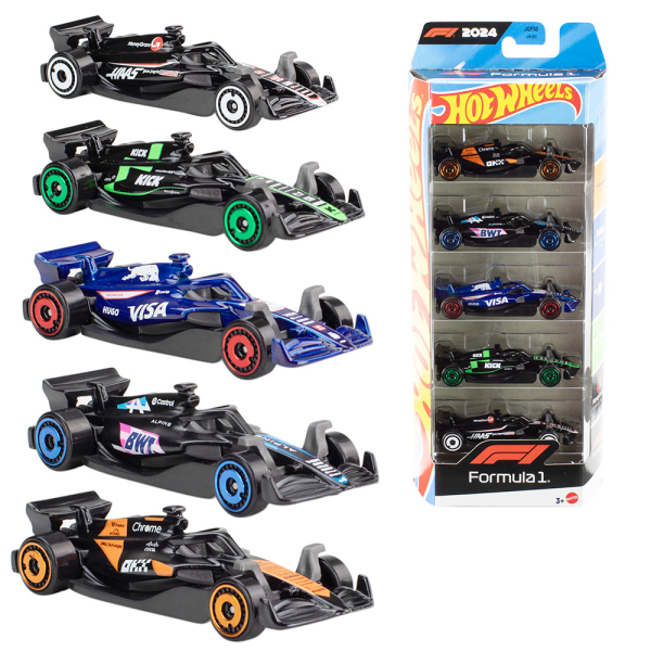 Mattel Hot Wheels 5ks Angličák - Závodní