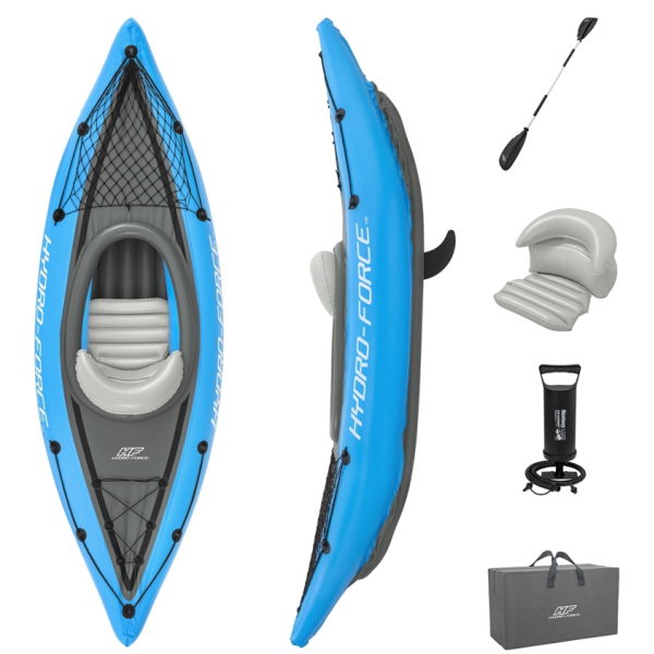 Levně BESTWAY 65115 - Nafukovací kajak Hydro-Force Cove Champion X1 275 x 81 x 45 cm