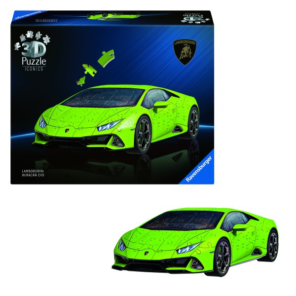 Ravensburger 3D Puzzle Lamborghini Huracán Evo Zelené 108 ks