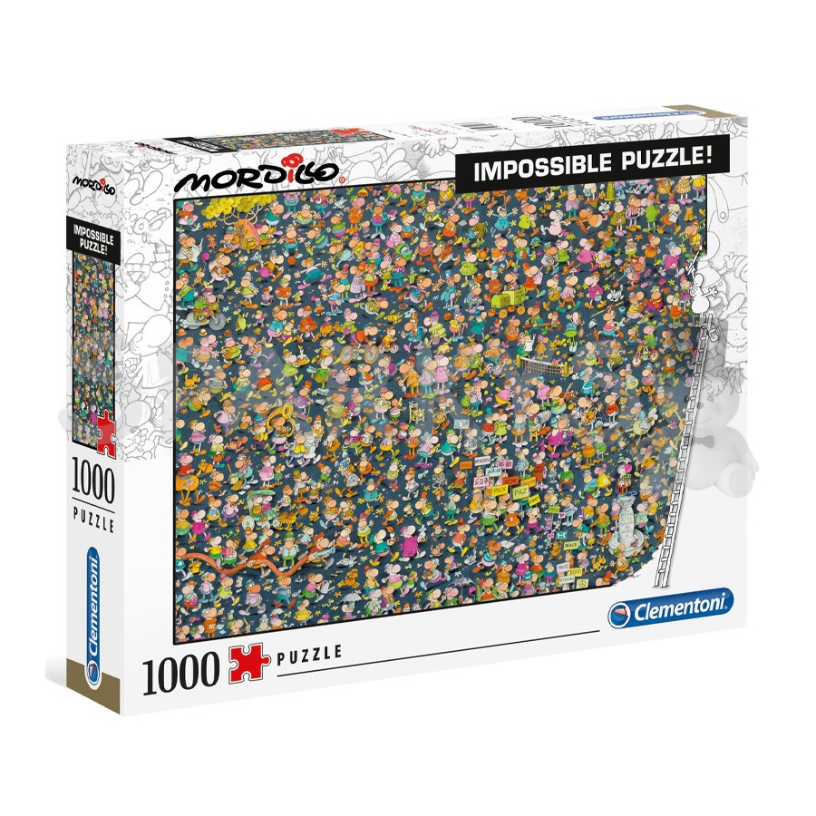 Clementoni - Puzzle Impossible 1000 Impossible