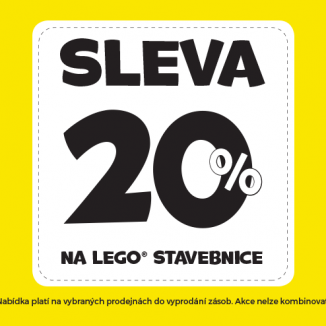 SLEVA 20% na všechny stavebnice LEGO®